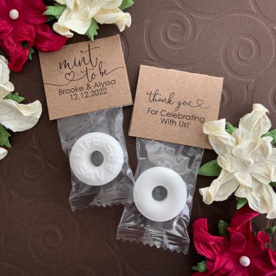 "Mint To Be" Wedding Favors
