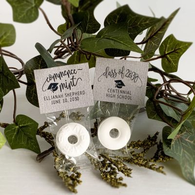 Silver LifeSaver Mint Graduation Party Favors